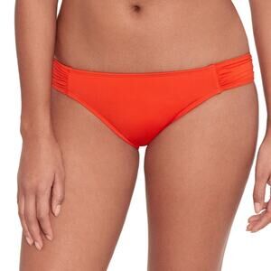 Lauren Ralph Lauren Beach Club Solids Shirred Hipster bottom orange - 8
